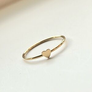 14K Gold Filled Heart Ring